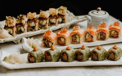 Enjoy a glass of complimentary Champagne at striking new sushi spot Aki London