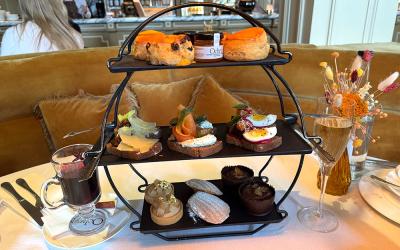 Trying the Winter Scene afternoon tea at Ochre , a treat too good to leave to the tourists