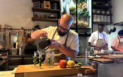 Test driving Aces Foodcraft, where Alex Craciun is creating wonders in a beautiful Fitzrovia kitchen