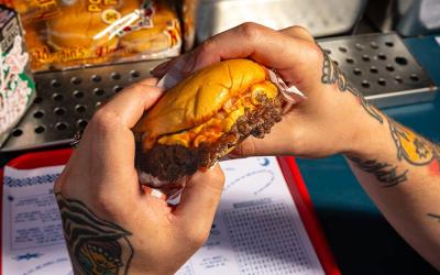The excellent Jupiter Burger is heading inside for a spring pop-up in Tottenham