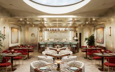 Pearl will be The Beaumont's new restaurant taking over Mayfair's Brown Hart Gardens