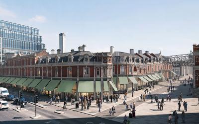 Robin Gill and Mr Lyan on the ticket for the London Museum's new home in Smithfield