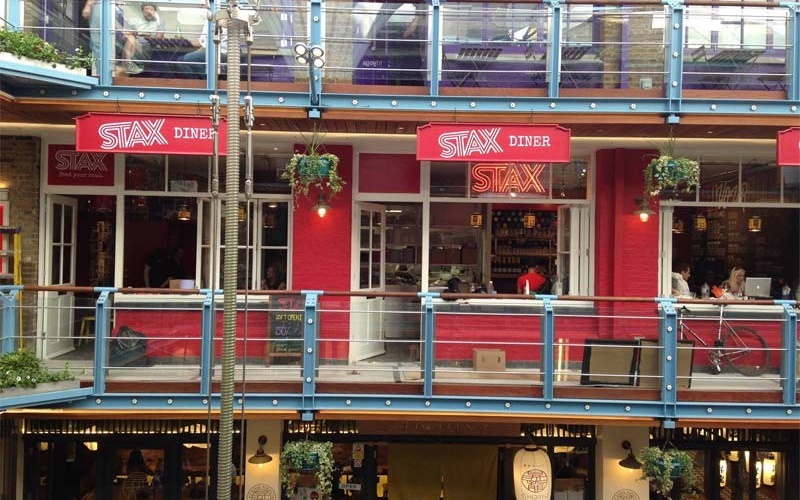 Stax Diner Soho Fitzrovia Covent Garden Hot Dinners